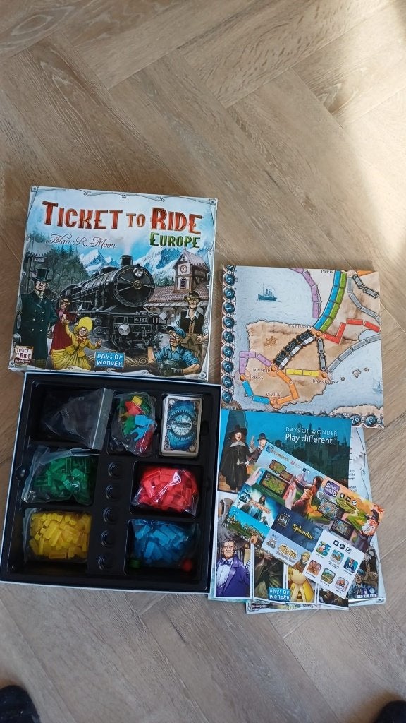 Bordspel Days of Wonder Ticket to Ride  Europe, Een of twee spelers, Ophalen of Verzenden, Nieuw, Days of Wonder