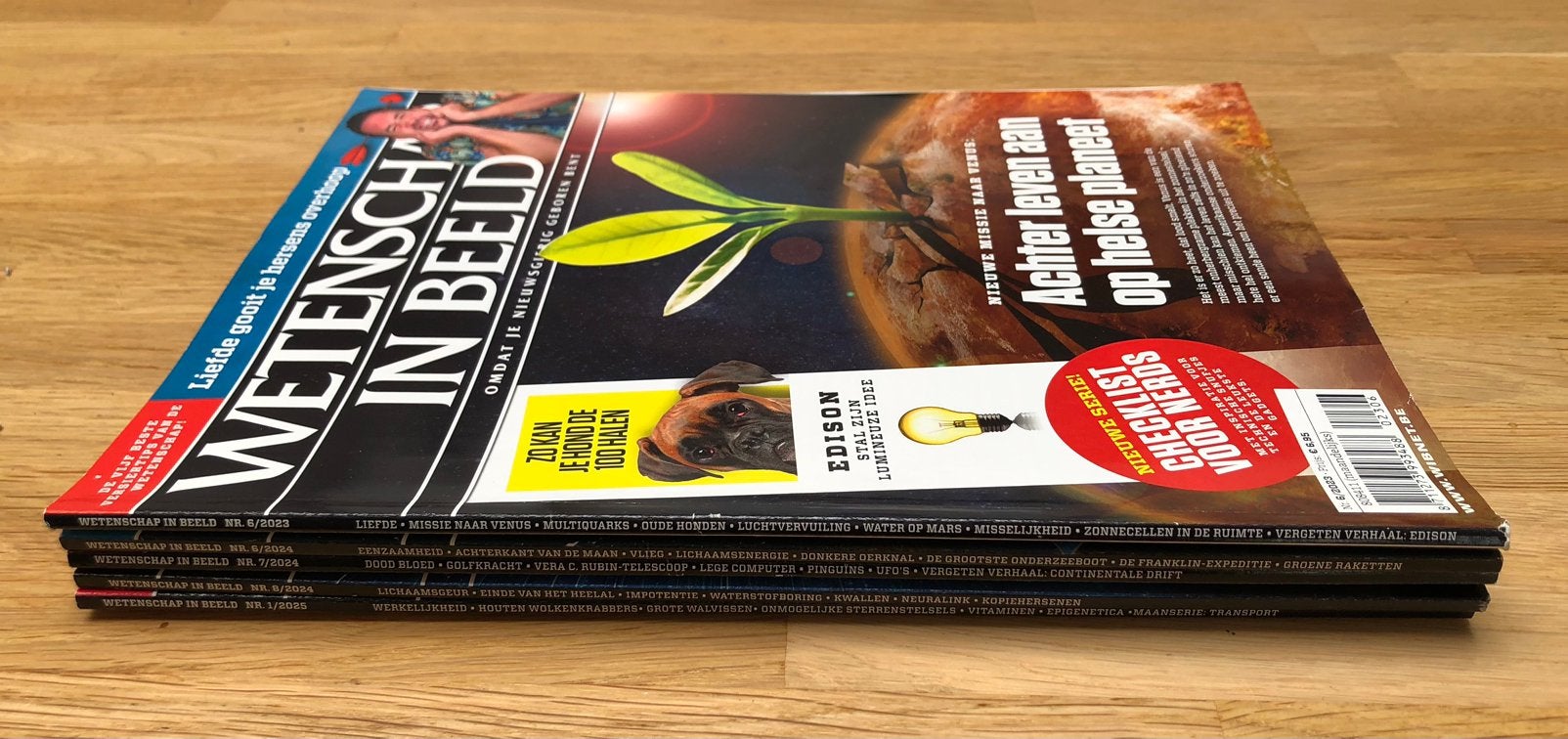 magazine Wetenschap in Beeld, Ophalen of Verzenden, Gelezen