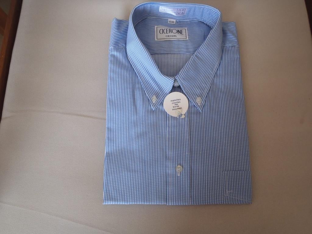 chemise taille 45/46, Vêtements | Hommes, Chemises, Enlèvement ou Envoi, Neuf, Bleu, Autres tours de cou
