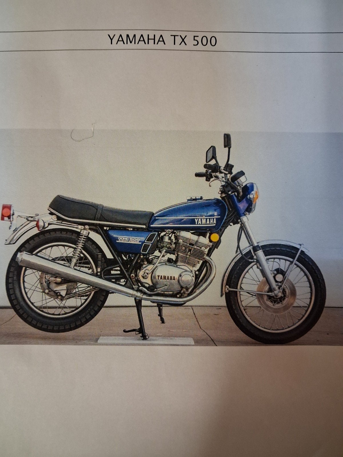 UNE YAMAHA TX 500 ! RARE, Motos, Tourisme, Plus de 35 kW, 2 cylindres, 498 cm³