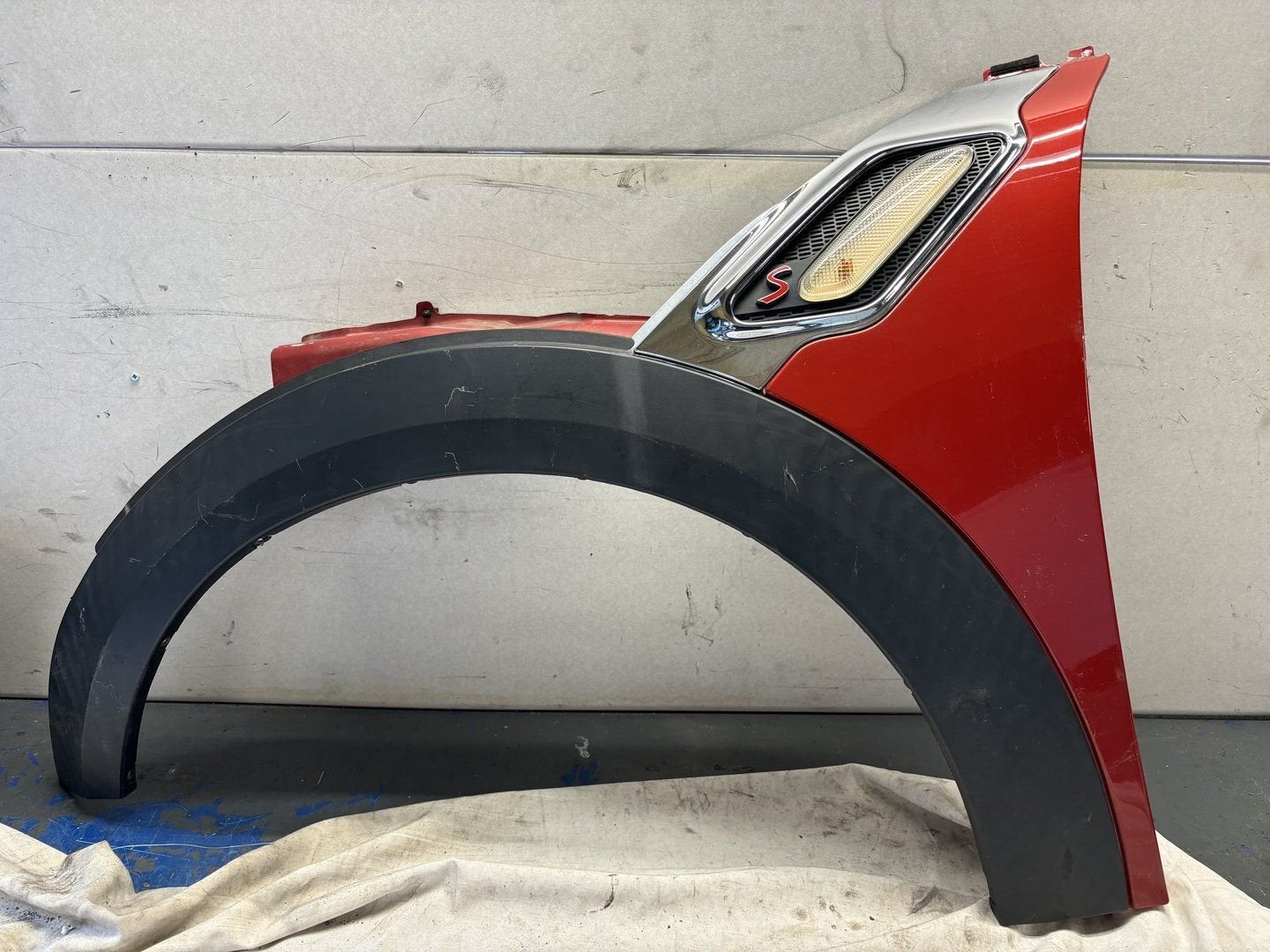 Mini Countryman Zijscherm Spatbord Linksvoor, Auto-onderdelen, Gebruikt, -, -, Ophalen of Verzenden