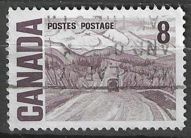 Canada 1967/1972 - Yvert 383 - Route de l'Alaska (ST), Envoi, Affranchi