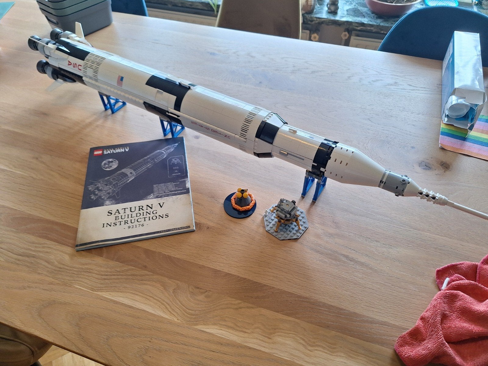 lego 92176 Apollo 11 Saturn V, Ophalen, Lego, Inclusief instructies, Complete set