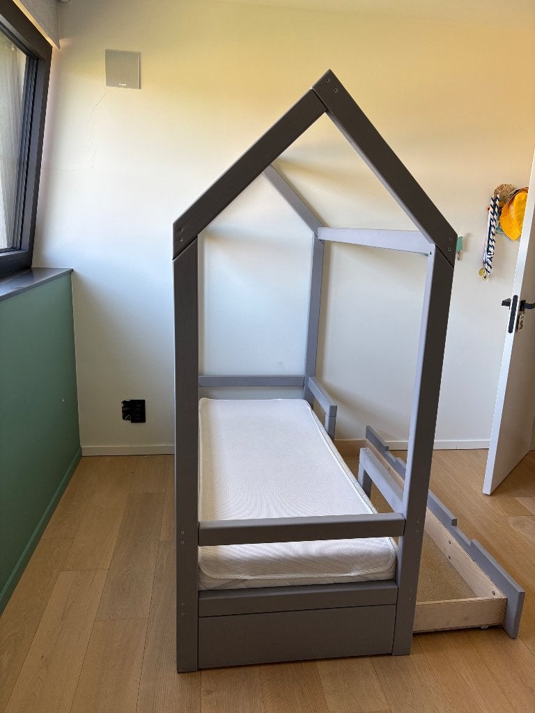 Kinderbed, 70 tot 85 cm, Zo goed als nieuw, 160 tot 180 cm, Ophalen