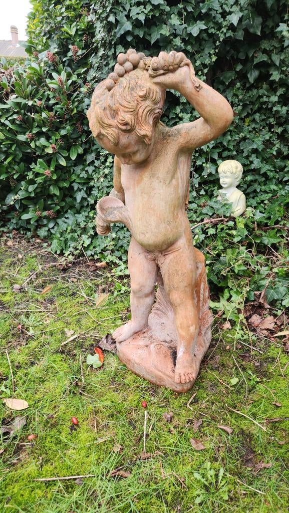Handgemaakt Italiaans terracotta tuinbeeld, Tuin en Terras, Ophalen