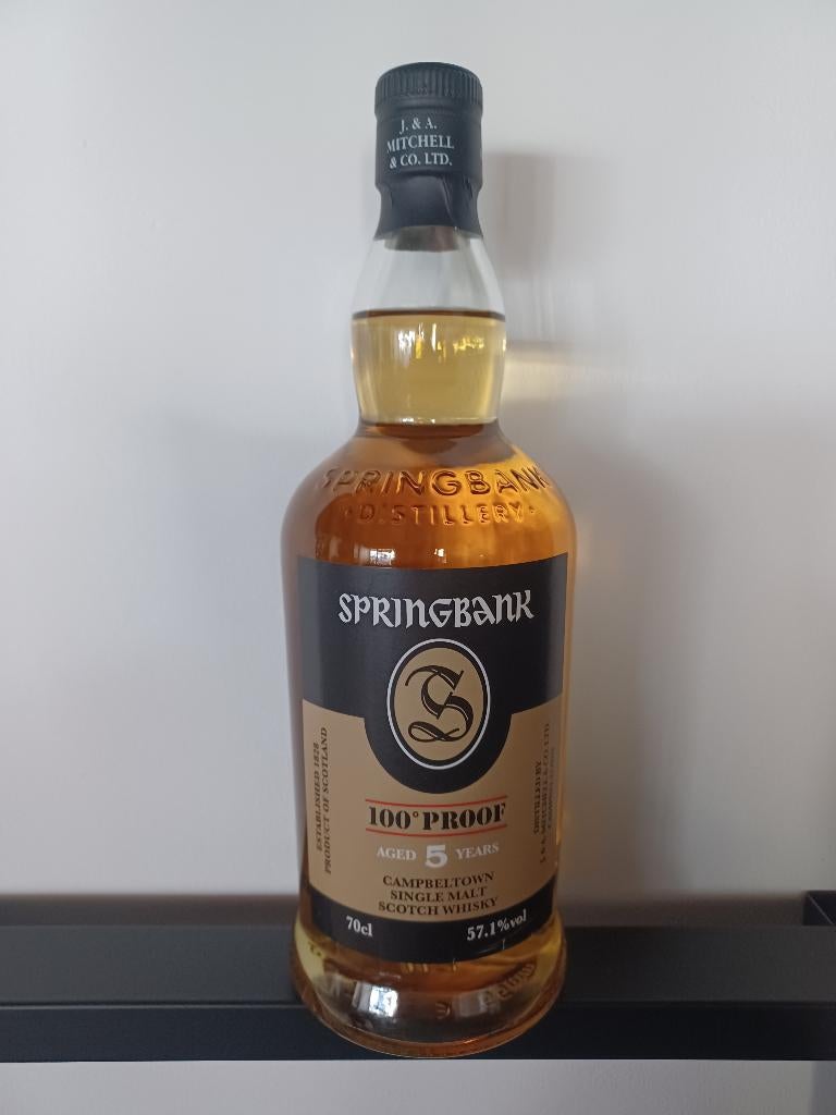 Whisky Springbank 100 proof, Ophalen of Verzenden
