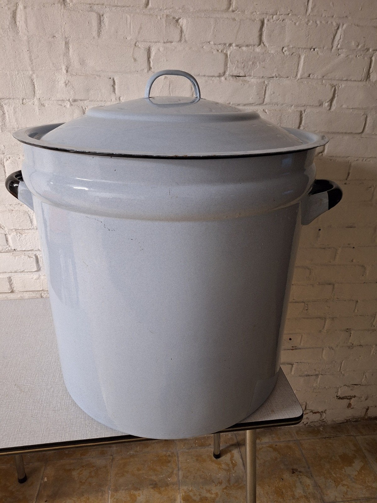 marmite XXL 100 litres, Maison & Meubles, Cuisine | Casseroles & Poêles, Avec couvercle, Enlèvement, Comme neuf