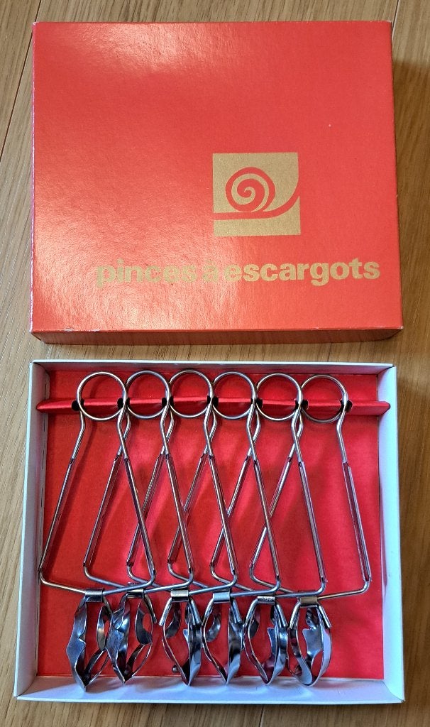6 pinces à escargots neuves, Enlèvement ou Envoi, Autres types, Inox ou Chrome, Neuf