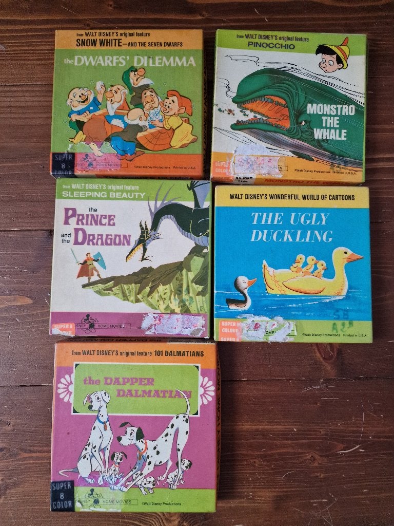 11 originele Walt Disney Super 8 films – vintage collectie, Collections, Enlèvement