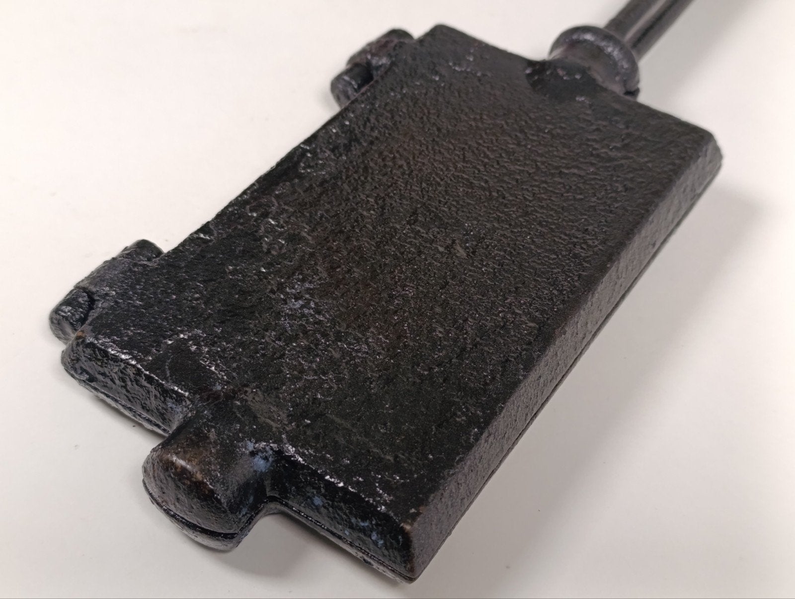 Antiek Gietijzeren Wafelijzer - 51 cm, Ophalen of Verzenden