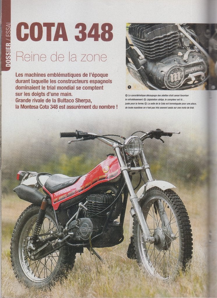 Moto Montesa Cota 348 trial collection, Verzenden, Gelezen