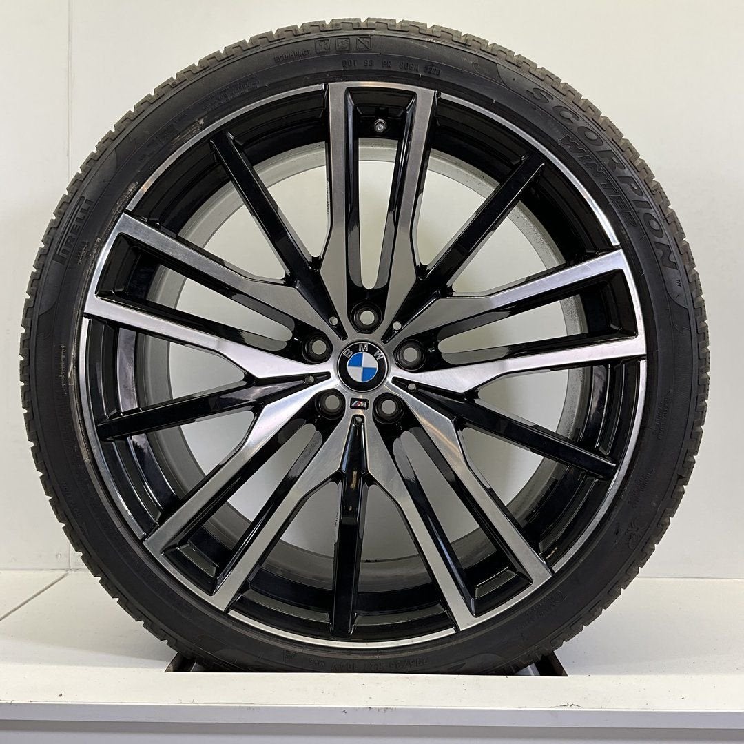 BMW X5 G05 X6 G06 BREEDSET VELGEN + WINTERBANDEN 22 INCH ORI, Auto-onderdelen, Gebruikt, -, 275 mm, -