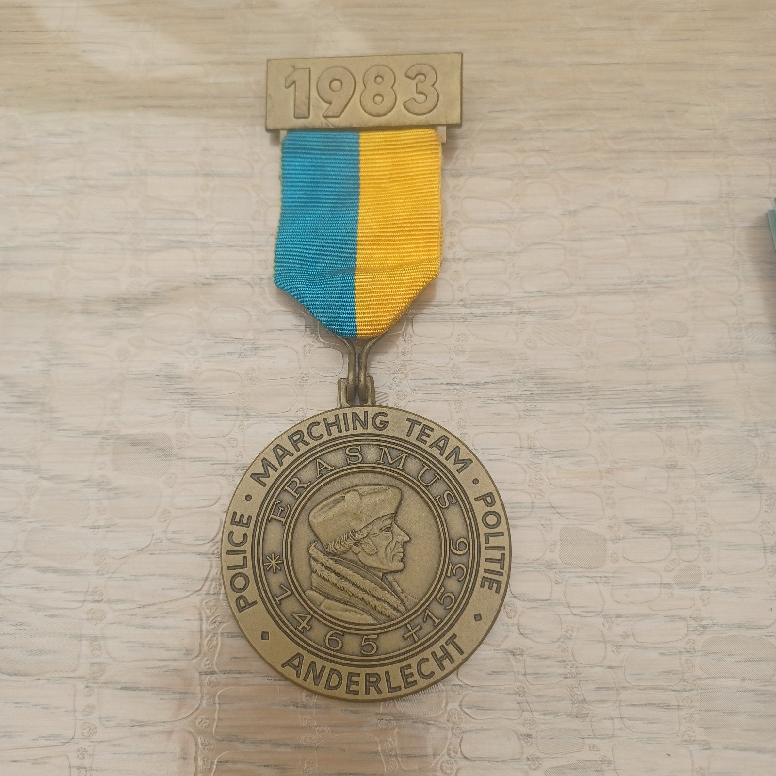 Médaille de police d'Anderlecht, Enlèvement