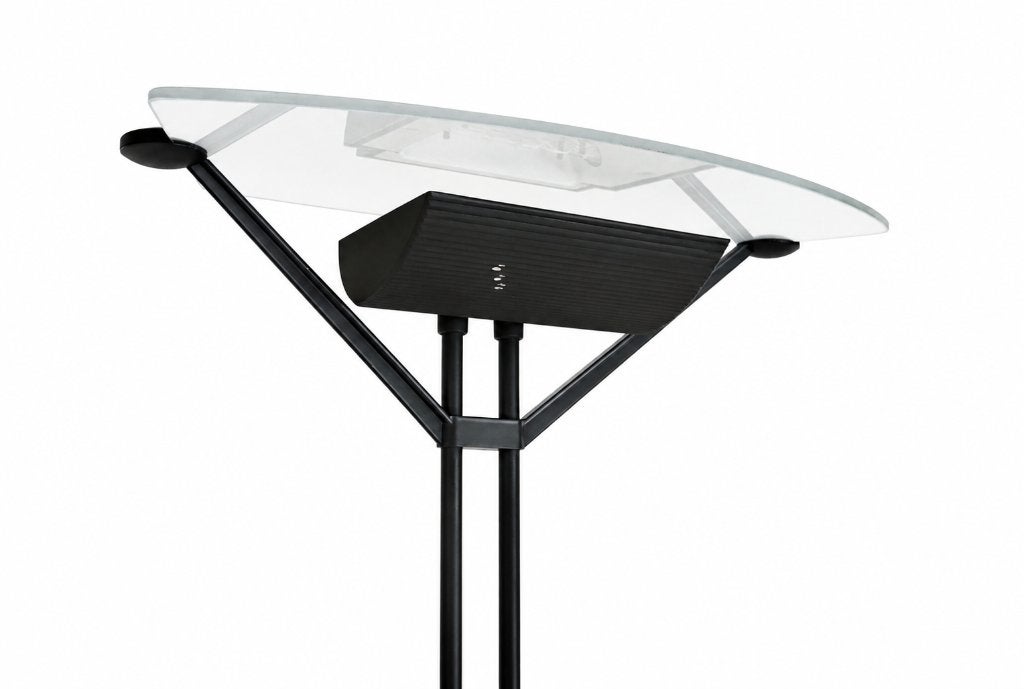 Vintage Accademia Terra Design Floor Lamp / Sigheaki Asahara, Ophalen, Lamp, Glas, Gemerkt