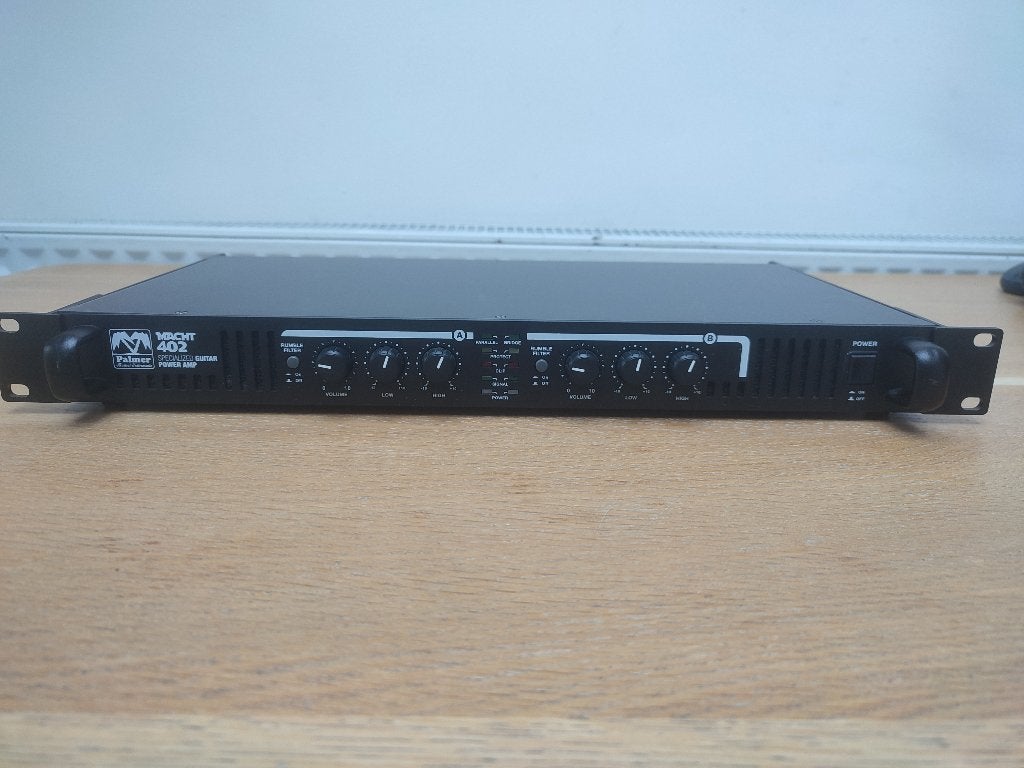 ampli de puissance palmer 2x200 watts, Enlèvement ou Envoi, Comme neuf, Guitare, 100 watts ou plus