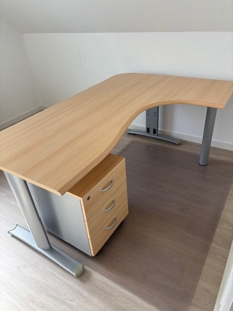 Te koop : bureau + ladenblok, Ophalen, Demontabel, Gebruikt, Hout