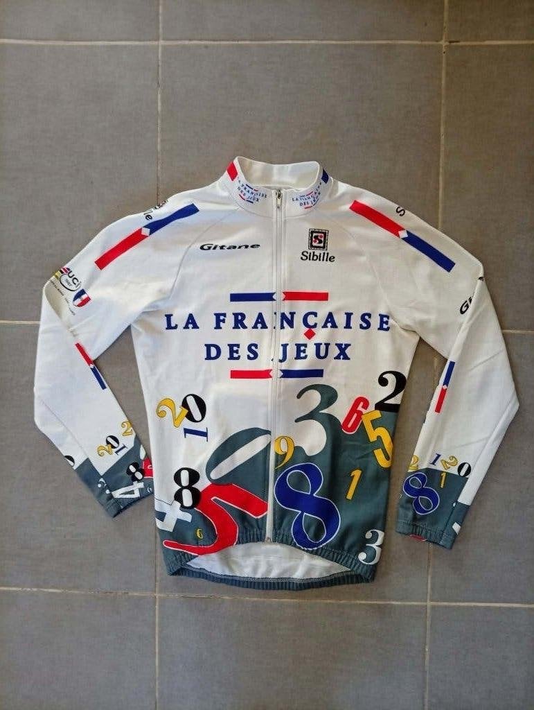 Wielertrui La Française des Jeux 1998, Gebruikt, Ophalen of Verzenden, Bovenkleding, Heren