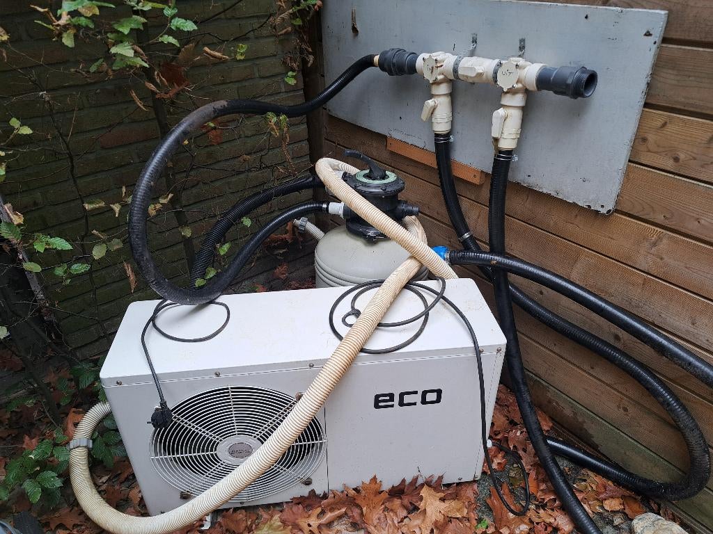 Warmtepomp + zandfilter + circulatiepomp voor zwembad, Tuin en Terras, Ophalen, Gebruikt, Verwarming