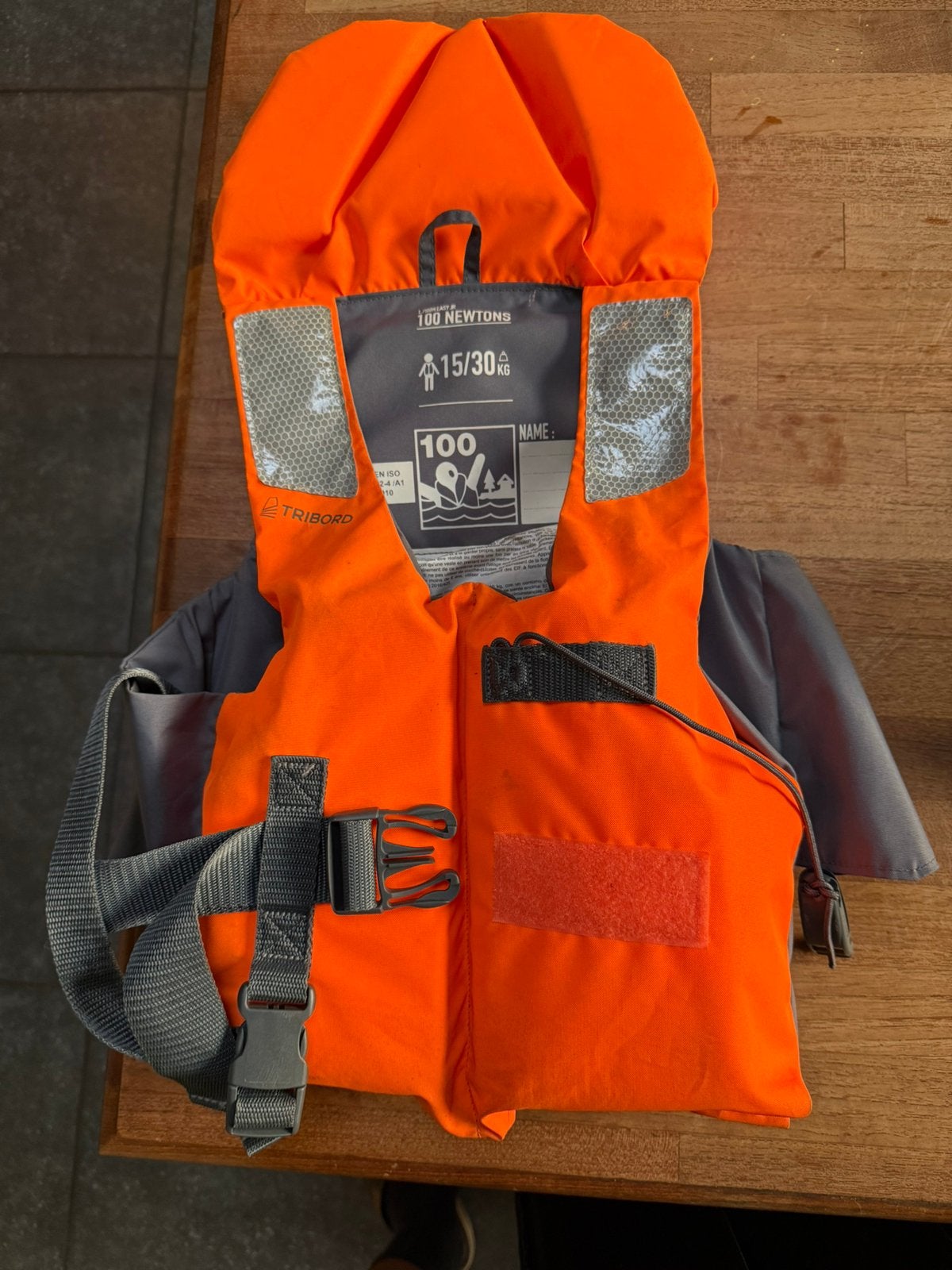 Reddingsvest Tribord 15/30 kg, Verzenden, Zo goed als nieuw