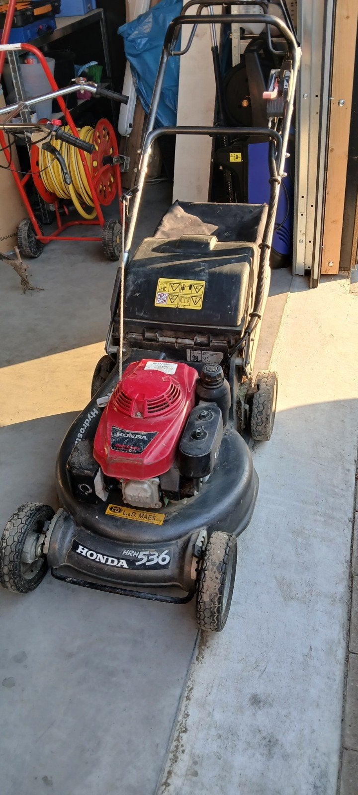 Honda hrh 536, Jardin & Terrasse, Tondeuses à gazon, Enlèvement