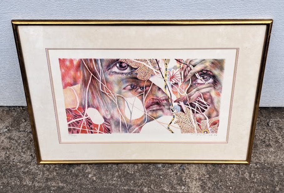 Lithographie signe p vlerick 85, Enlèvement ou Envoi, Lithographie