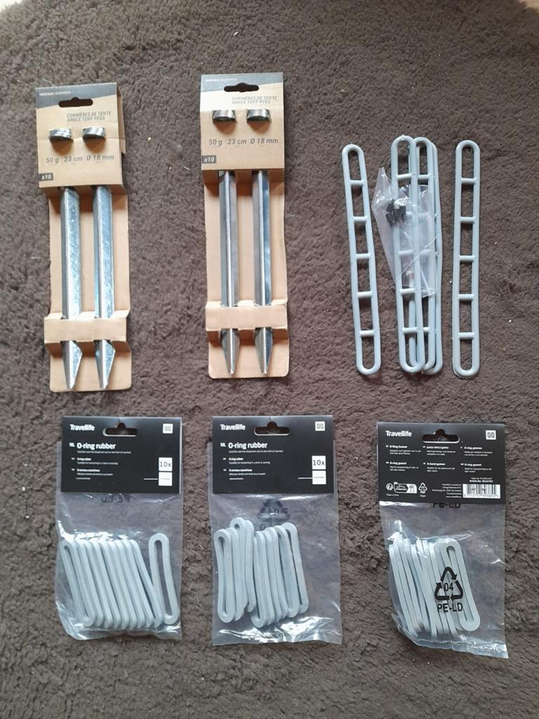 Tentharingen en rubbers, Ophalen