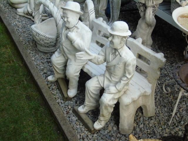 statue LAUREL ET HARDY en pierre, Jardin & Terrasse, Statues de jardin, Neuf, Homme, Pierre, Enlèvement