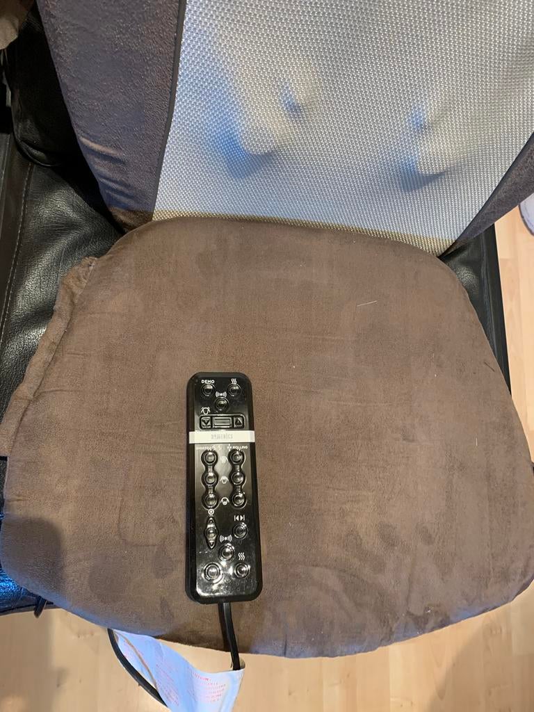 Coussin  massage Homedics  à placer sur chaise, Enlèvement, Utilisé, Chaise de massage ou Coussin