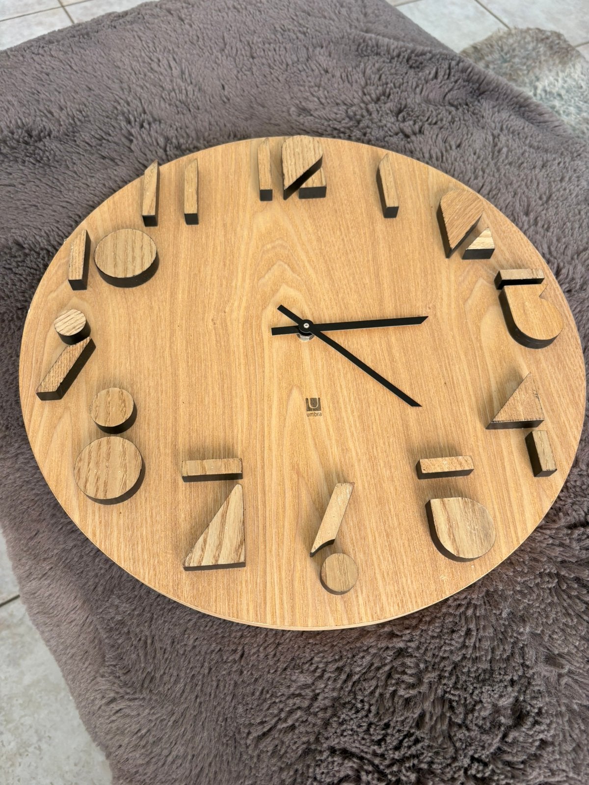 Mooie wandklok ribbonwood serie, Maison & Meubles, Enlèvement, Comme neuf, Horloge murale