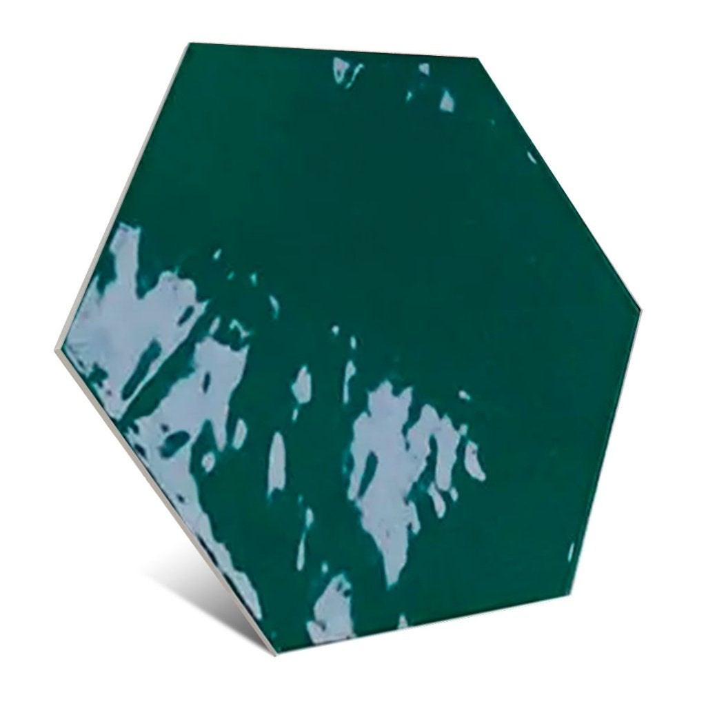 WOW Zellige Hexa Emerald 10,8x12,4 cm, Doe-het-zelf en Bouw, Ophalen, Nieuw, Minder dan 5 m², Wandtegels