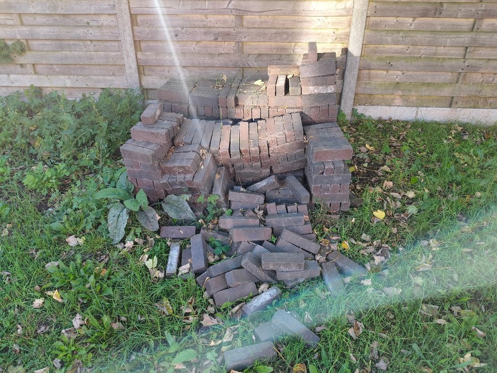 Kleiklinkers, Tuin en Terras, Ophalen, Klinkers, Zo goed als nieuw, Natuursteen