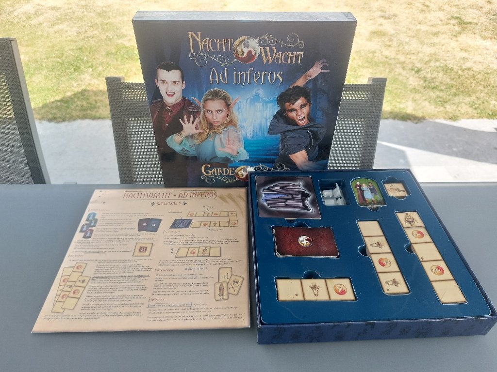 Spel Nachtwacht Ad Inferos 6+, Drie of vier spelers, Ophalen of Verzenden, Zo goed als nieuw, Studio 100