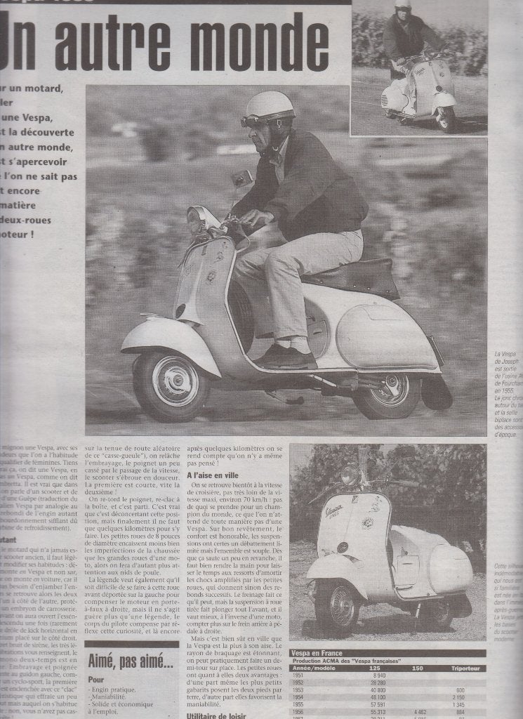 1955 Scooter Vespa 125 cc. ACMA collection, Boeken, Tijdschriften en Kranten, Gelezen, Verzenden