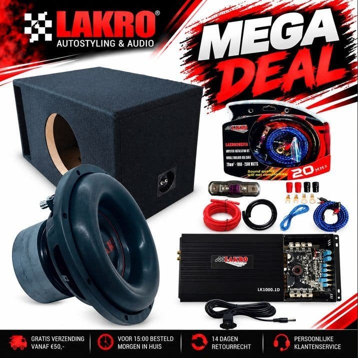 lakro SPL pack-4 2000watt 10inch