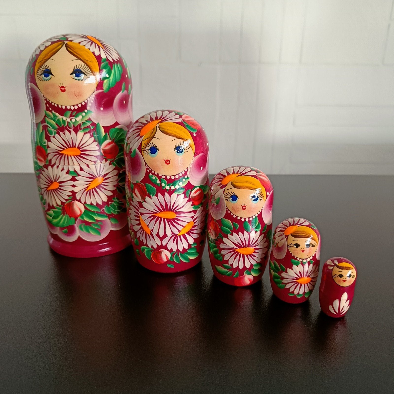 Poupées russes Matriochka - lot de cinq, Enlèvement ou Envoi, Comme neuf