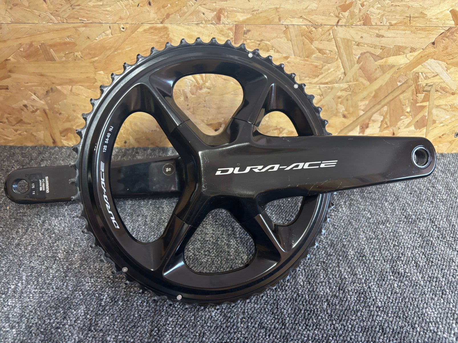 Dura Ace crankstel 54/40  (175), Vélos & Vélomoteurs, Vélos Pièces, Pédalier ou Pédales, Enlèvement ou Envoi, Comme neuf, Carbone