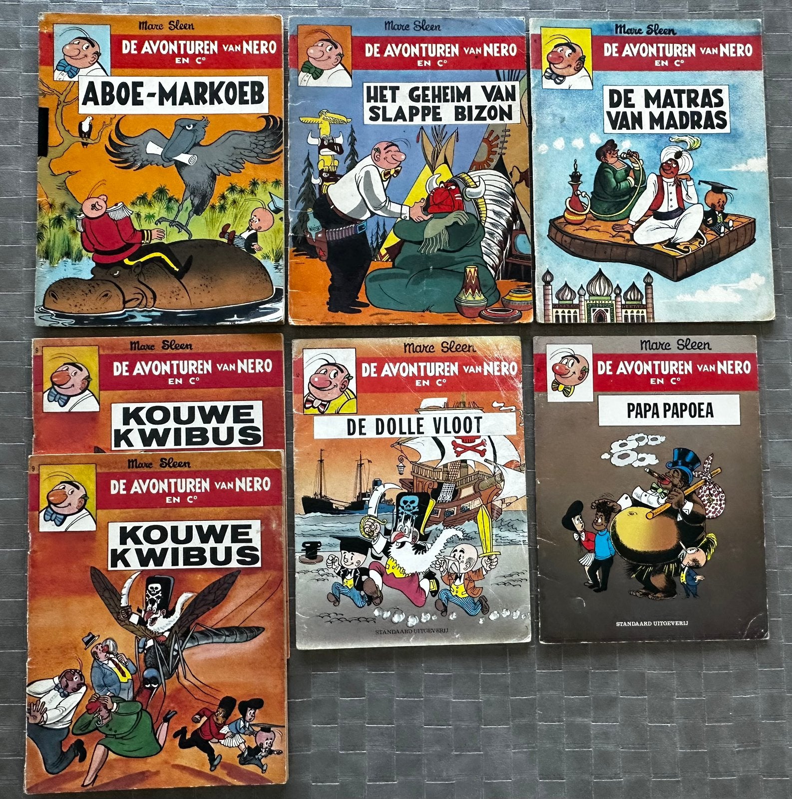 Strips NERO & Co (1966, ... en volgende), Boeken, Gelezen, Marc Sleen, Ophalen of Verzenden, Meerdere stripboeken
