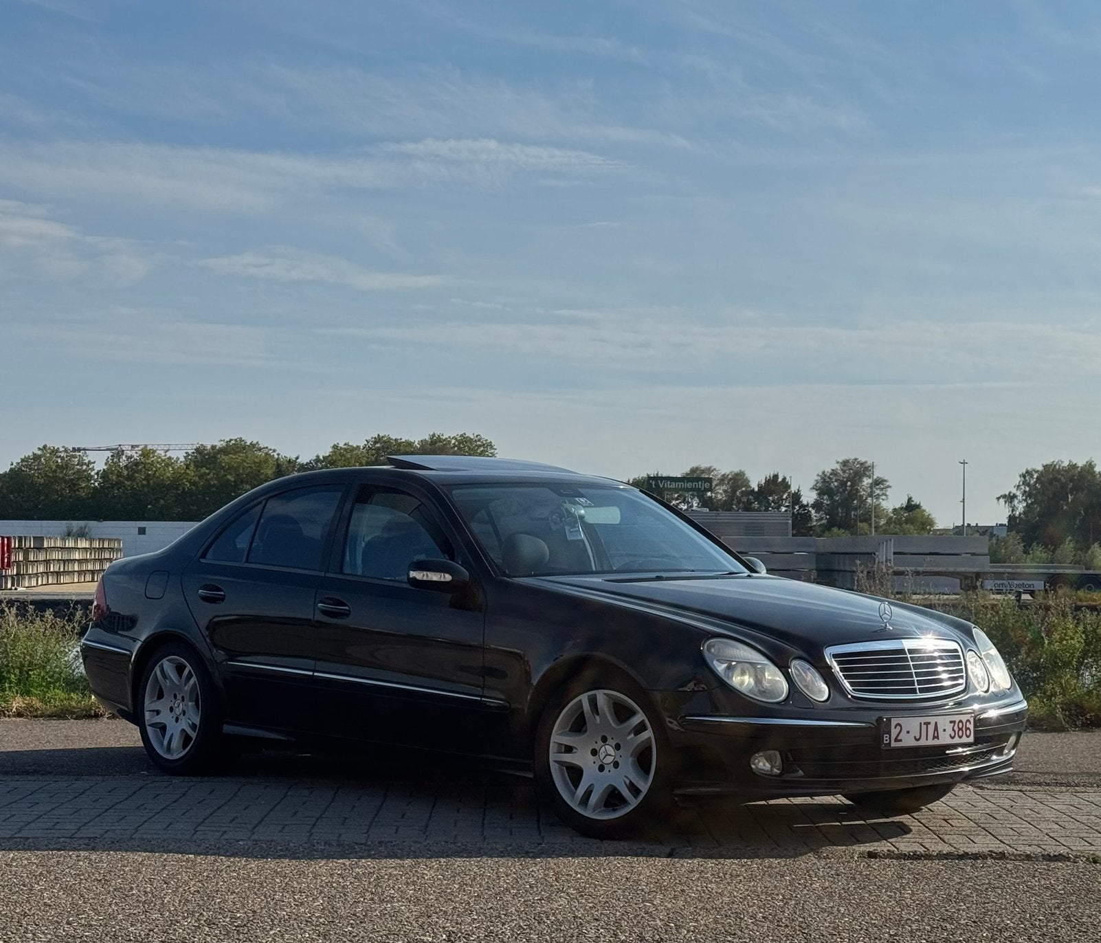 Mercedes-Benz E220 CDI Avantgarde Automaat, Automaat, Achterwielaandrijving, Zwart, Leder en Stof