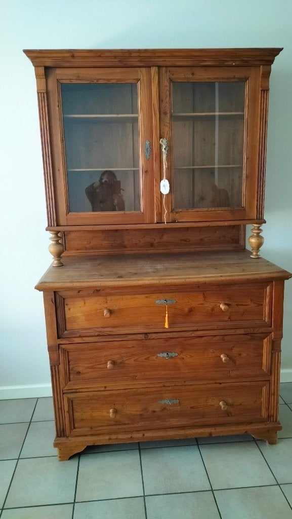 Mooie antieke kast, Huis en Inrichting, Ophalen, Gebruikt, 150 tot 200 cm, Overige houtsoorten