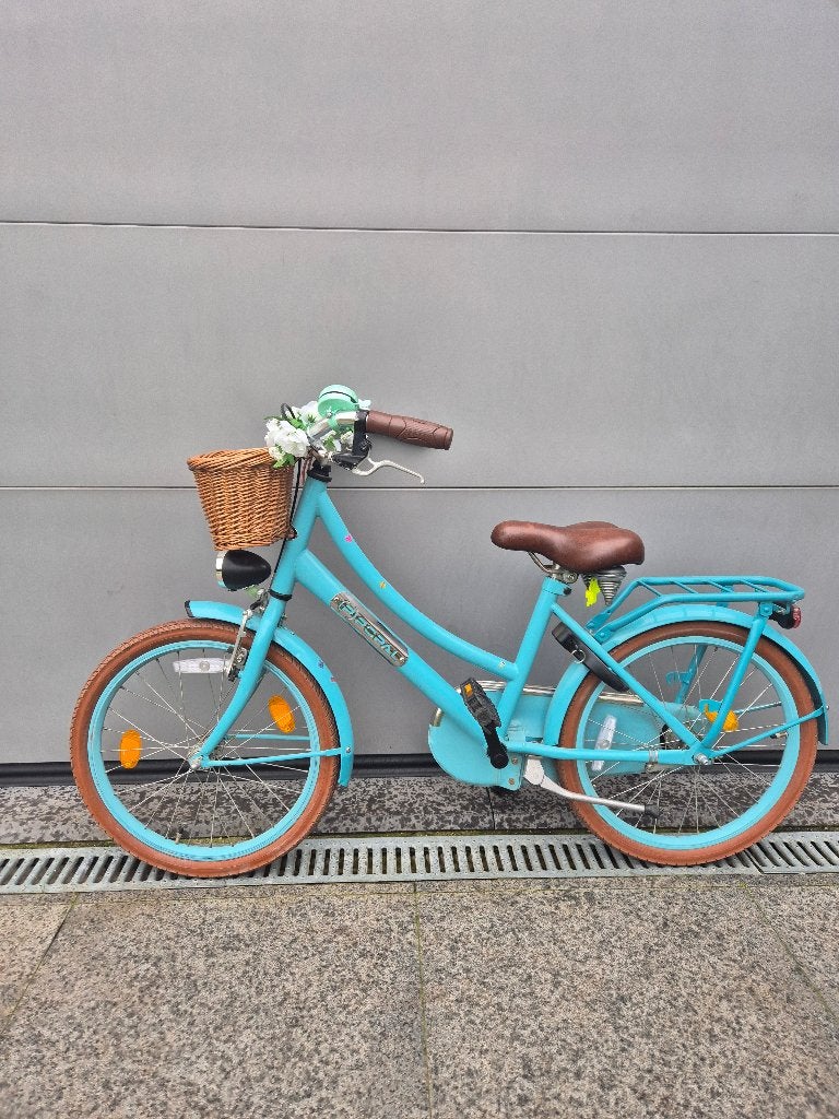 Meisjesfiets Popal Turquoise 20 inch, Fietsen en Brommers, Ophalen, Terugtraprem, Zo goed als nieuw, Popal