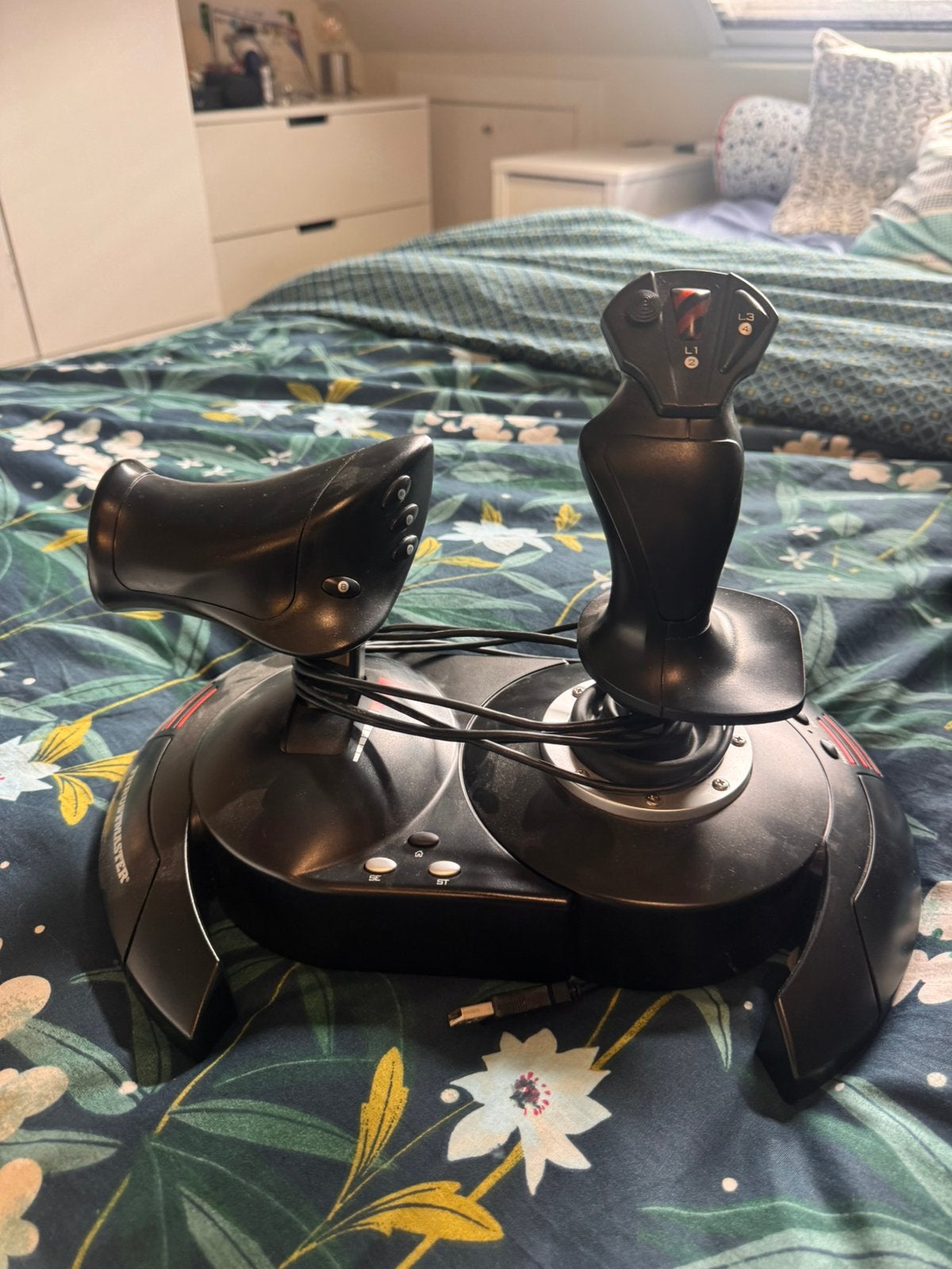 Thrustmaster T.Flight HOTAS X – joystick + throttle, Computers en Software, Ophalen of Verzenden
