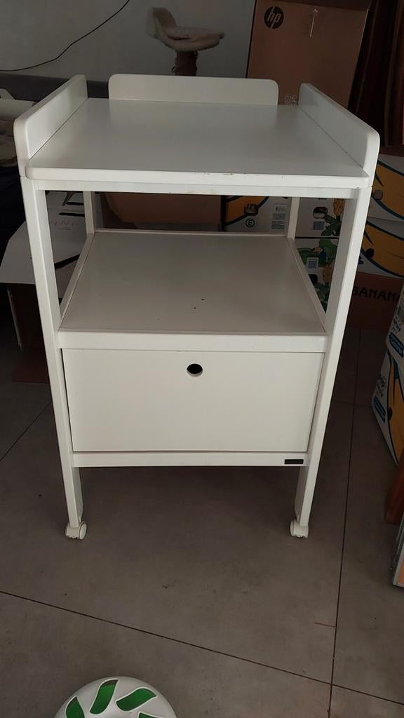 Meuble de toilette Pericles Cindy avec tiroir blanc, Enlèvement