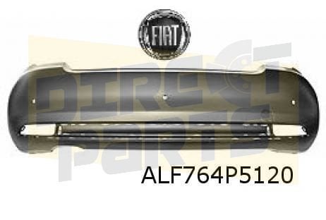 Fiat 500 (10/15-) achterbumper (te spuiten) (Bij PDC) Origin, Auto-onderdelen, -, Verzenden, -, Nieuw