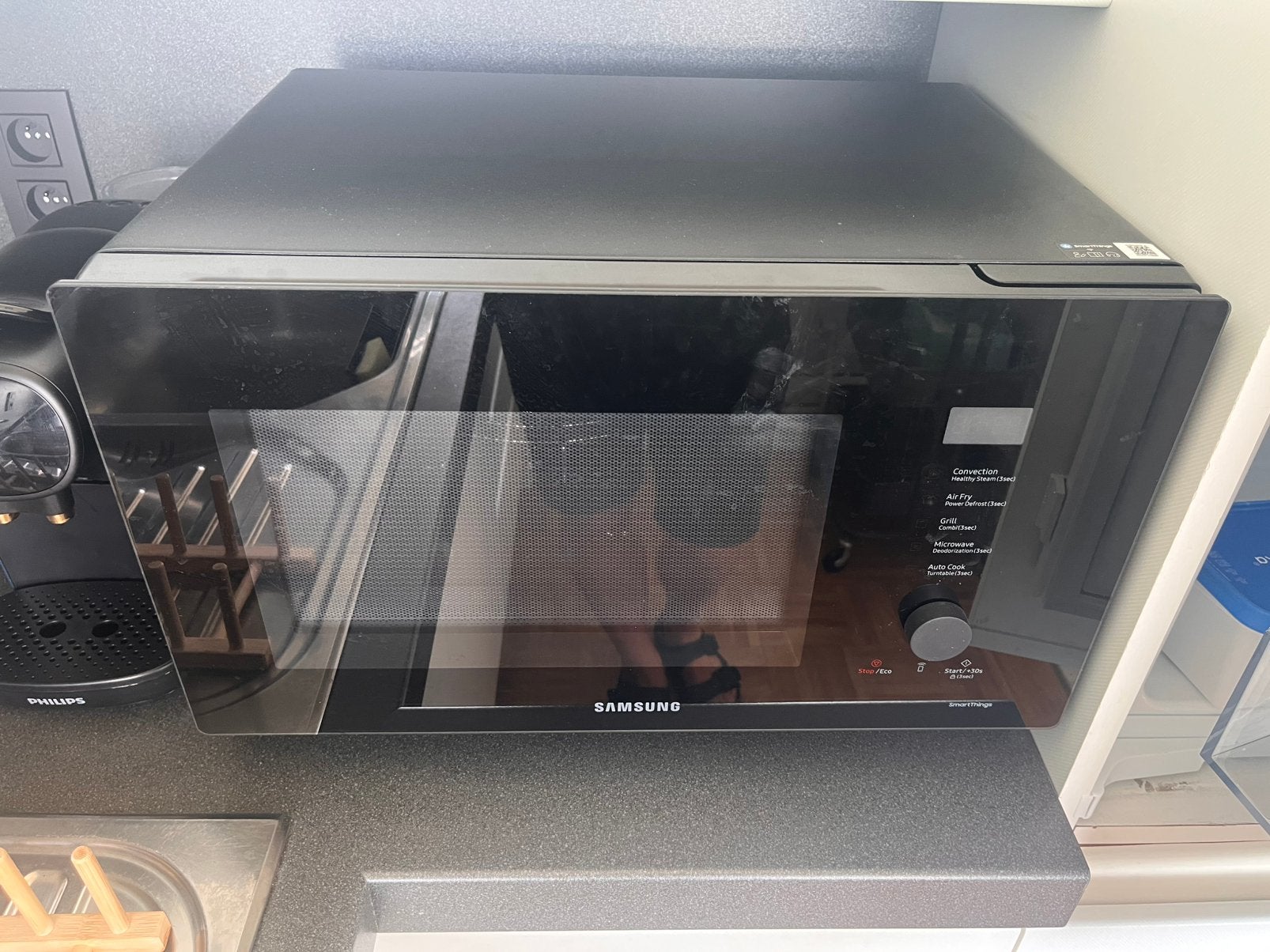 Samsung microgolf combi oven, Ophalen, Microgolfoven, Grill, Zo goed als nieuw