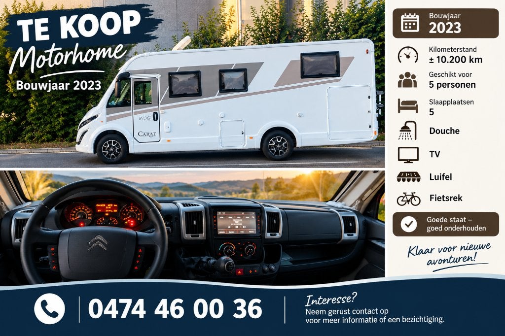 Mobilhome, Integraal, ABS, Particulier, L-zit