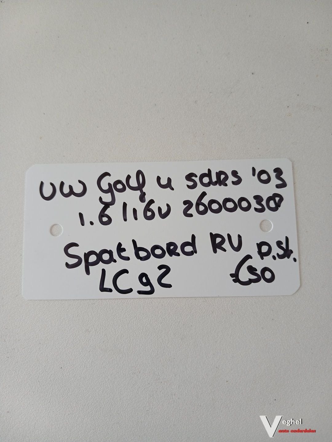VW Golf 4 5drs 1.6/16v 2600038 Spatbord LV of RV '03, Auto-onderdelen, Ophalen, Gebruikt, -, -