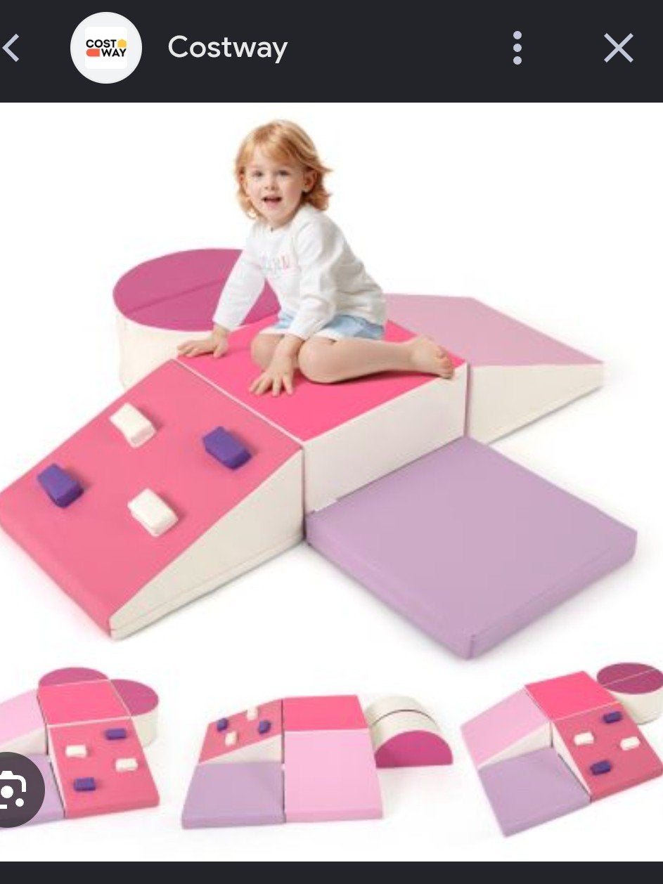 costway bouwblokken Softplay Klimspeelgoed, Ophalen
