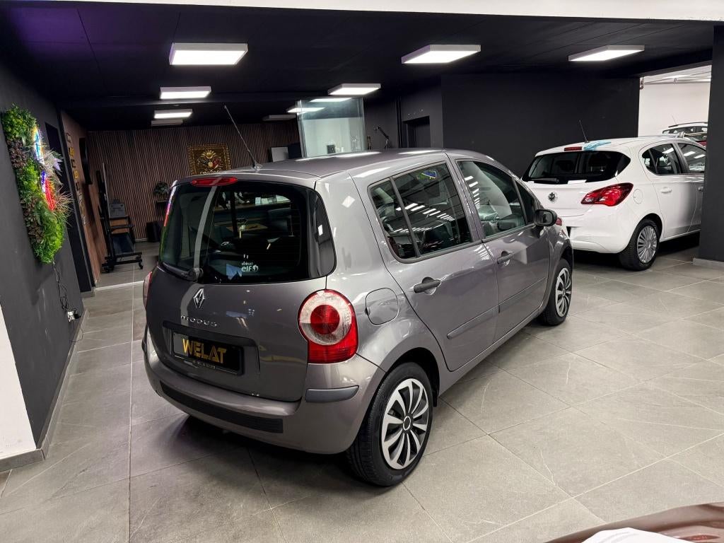 RENAULT MODUS 1.2 BENZINE 159.000KM, Auto's, Renault, Bluetooth, 75 kW, Bedrijf, Grijs
