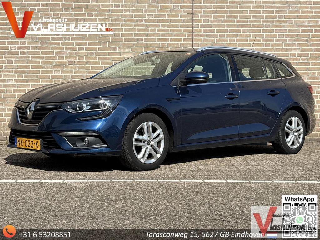 Renault Megane Estate 1.2 TCe Zen | Climate | Cruise | Navi, Auto's, Renault, Zwart, Blauw, Electronic Stability Program (ESP)