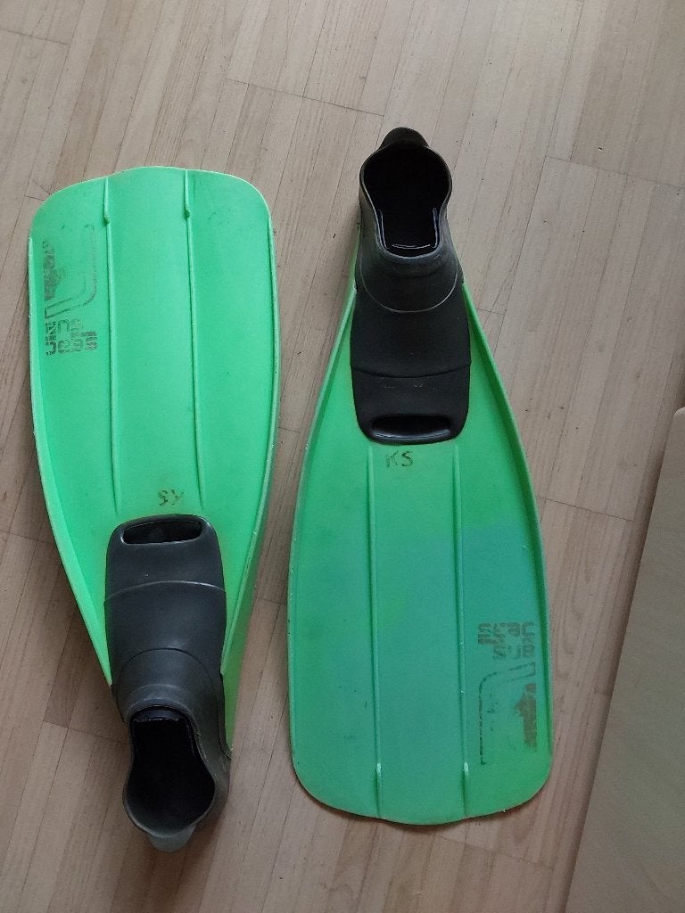 snorkelset voor dames ( basic), Sports nautiques & Bateaux, Plongée en apnée, Enlèvement, Utilisé, Ensemble de tuba